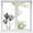 White, variant on Tulip Black White Window Privacy Film, Spring Floral Botanical Bloom Static Cling UV Sun Blocking Heat Control Window Tint Day and Night, Non-Adhesive One Way Windows Privacy Cover 17.7''x39.3''