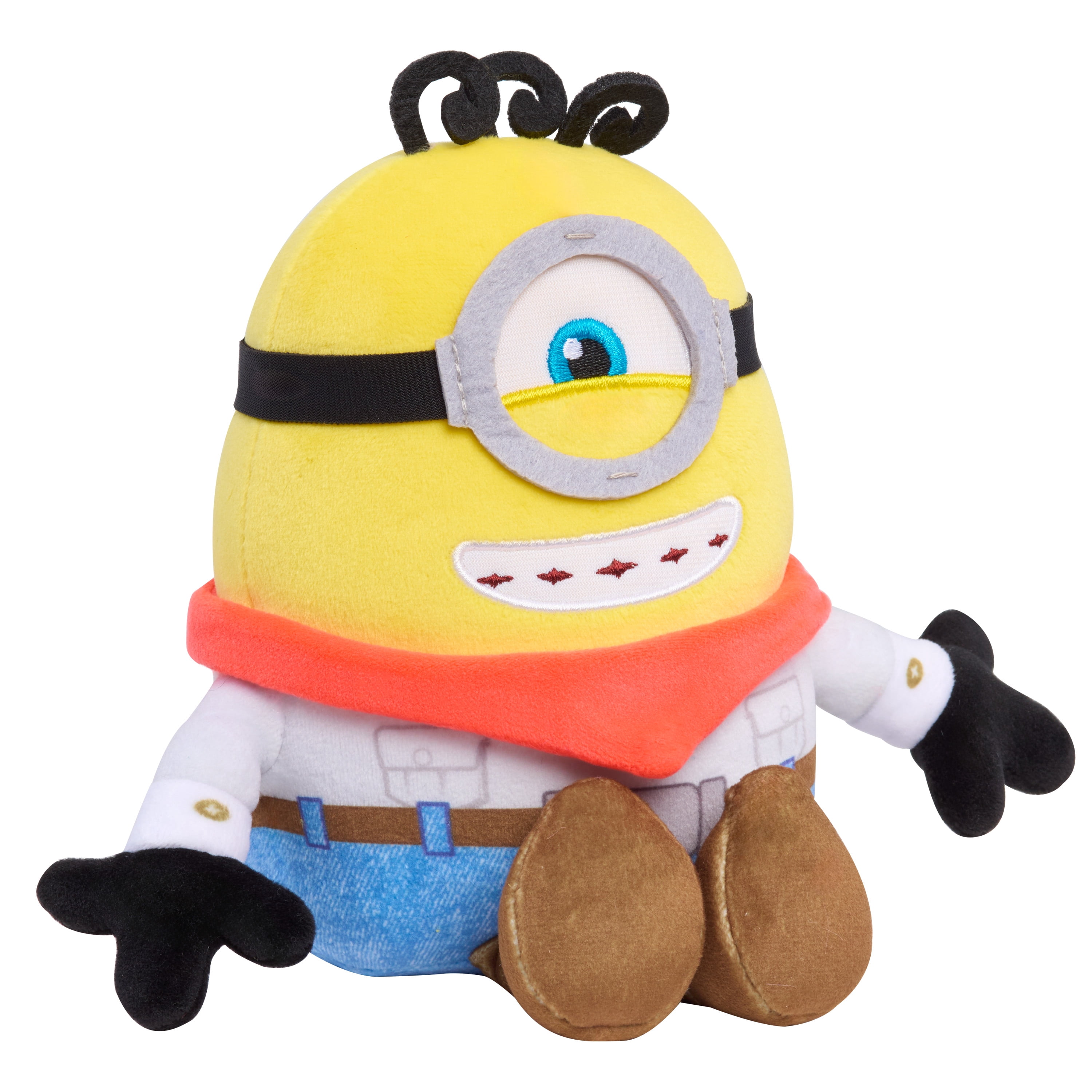 Illumination Minions & Monsters James Squooshy Plush Toy, Sensory Fidget Toy with Bean Fill, Ages 3+