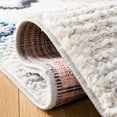 thumbnail image 5 of SAFAVIEH Morocco Skin Geometric Polyester Runner Rug, Ivory/Multi, 2'2" x 11', 5 of 7
