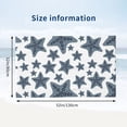 thumbnail image 2 of cute grey starfish Bath Towel, Highly Absorbent towels for bathroom Quick Drying Microfiber Bath Towels for Body, Soft Shower Towels for Sport, Yoga, SPA, Gym 27x55in, 2 of 5