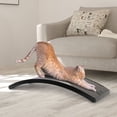 thumbnail image 5 of Omega Paw Rascador Curved Floor Scratching Board for Cats, 20 Inches Long, Grey, 5 of 5