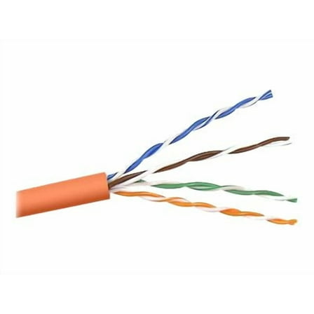 Belkin - Bulk cable - 1000 ft - UTP - CAT 5e - stranded - orange