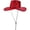 red, variant on Slccxzc Sparkly Sequin Cowboy Hat Glitter Cowgirl Hat for Party and Disco for Halloween and Christmas Party