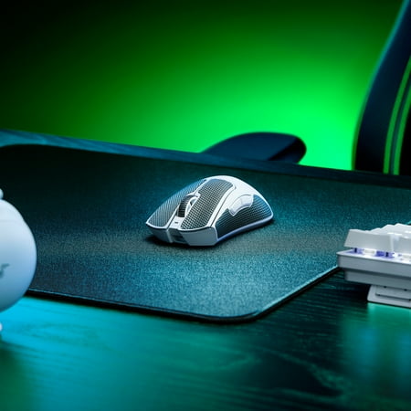 Razer - DeathAdder V3 Pro Lightweight Wireless Optical Gaming Mouse with 90 Hour Battery - White