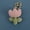Pink Tulip (Three-Pronged), variant on Hand-woven tulip pendant, knitted keychain for mothers, finished floral bag decoration