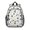 Police and Dog, variant on Police and Baton Blue Pattern Backpack for School, Cute School Bag with Adjustable Shoulder Straps and Padded Back, 15"x11.42"x5.5"
