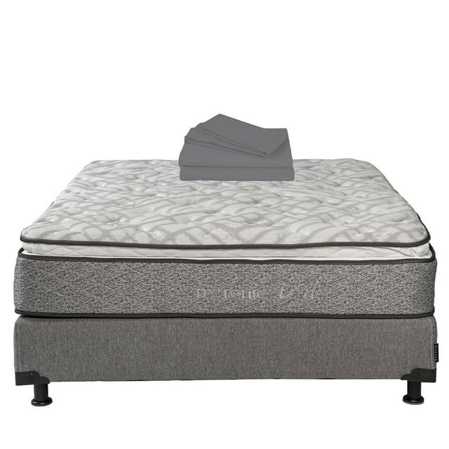 Colchón Individual Dicasa Vail + Box Base Cama + Sábanas Basic