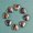 B, variant on 8Pcs Heart Shaped Crystal Palm Stone, 0.63" Natural Polished Worry Stone for Anxiety Relief, Healing Reiki Chakra Balancing Meditation, Self Love Gift, Pocket Calming Energy Stone