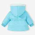 thumbnail image 4 of RMGVDSD Baby Girls Down Jacket Toddler Winter Coats Fashion Cute Thicken Long Sleeve Hooded Zip Up Padded Jackets Baby Warm Coat Outerwear 6-9 Months, 4 of 4