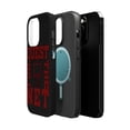 thumbnail image 2 of DistinctInk MagSafe Tough Case for Apple iPhone 13 Pro Max (6.7" Screen) - Quest For The Net Basketball - Slim Profile Design, 2 of 6