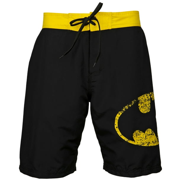 Batman 803487-medium 32-34 Batman Symbol Board Shorts, Heather