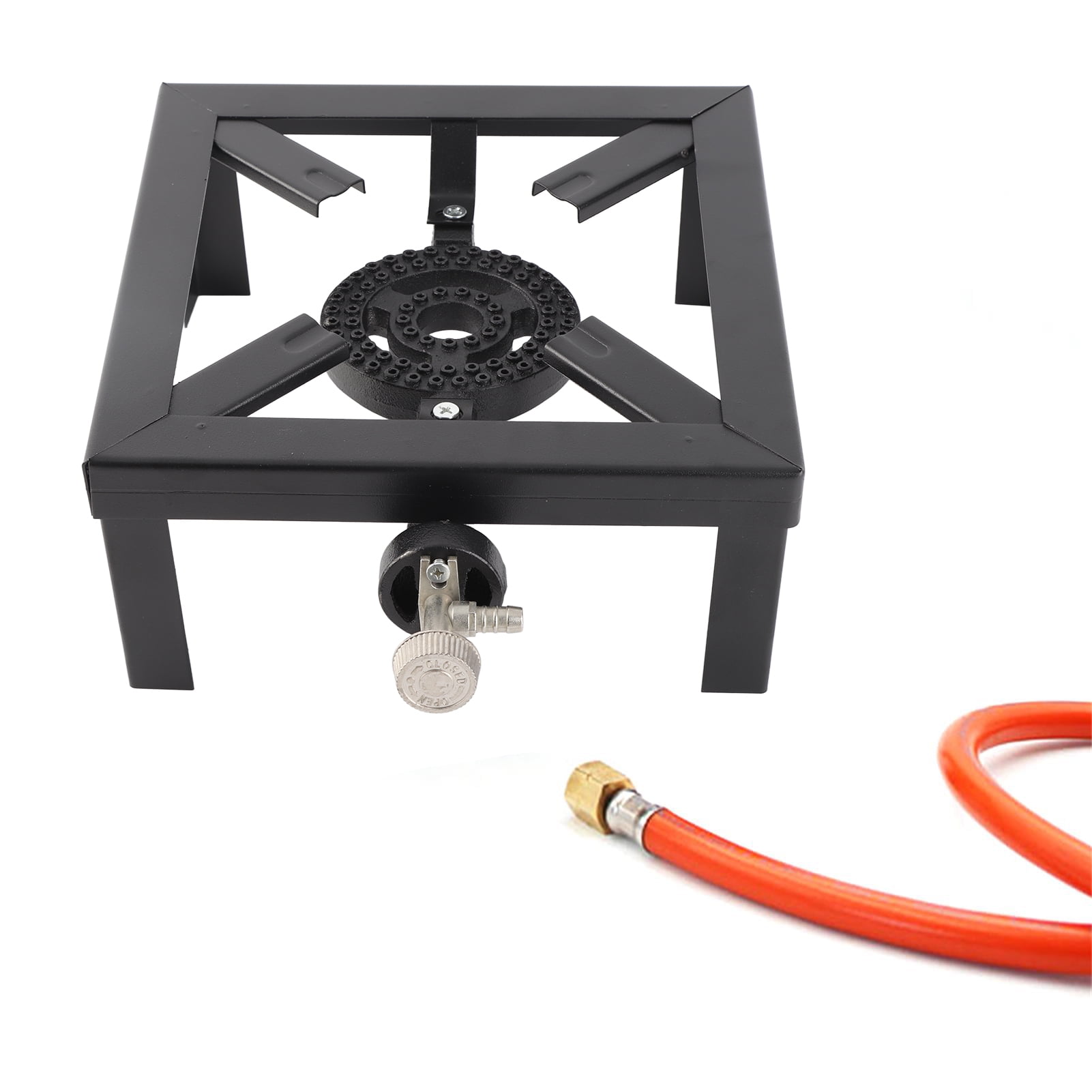 Iron 8KW Gas Boiling Ring Cast Iron Stove Large LPG Stove Outdoor Cooker Iron Frame Portable Fire Control Stove