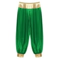 thumbnail image 3 of Eandarui Men's Arabian Prince Costume Harem Pants Lantern Long Pants Carnival Party Pants Green S, 3 of 6