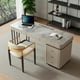 thumbnail image 2 of Slate Modern Office Desks Minimalism Household Write Beauty Office Desks Computer Italian Bureau Meuble Working Equipment QF50OD My Lux Decor Round, 2 of 9