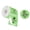 Green, variant on Lynono 140Pcs Shimmering Round Thermal Labels Sticker Oil and Water Resistant For Document Organization And Craft Decoration