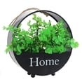 thumbnail image 1 of Macetero Redondo De Metal Floreros De Pared De Metal Elegante Florero De Pared De Hotel Macetero Florero Duradero Maceta Elegante Cesta Colgante Maceta Colgante Soporte De Planta Para Decoración Kearding HA026083-03, 1 of 7
