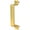 Satin Brass, variant on Sliding Door Barn Pull, 6 1/2 Inches, Satin Nickel by Stone Harbor Hardware