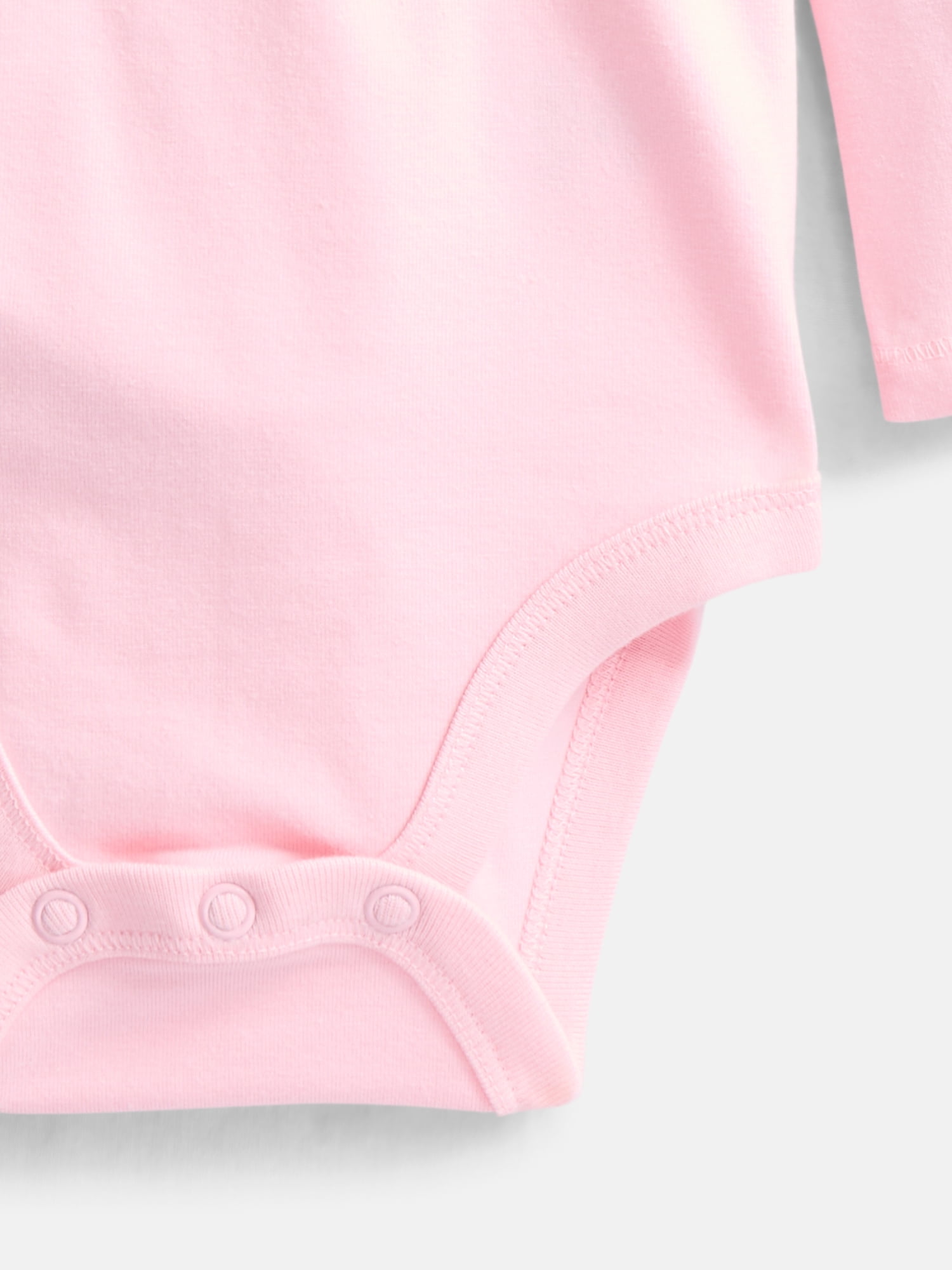 Wonder Nation Baby Girls Collared Bodysuit with Long Sleeves, Sizes 0-24 Months