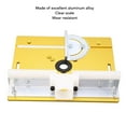 thumbnail image 3 of Router Table Insert Plate, Metal Router Flip Board Aluminum Woodworking Insert Base Plate Router Insert Plate Router Flip Plate with Angle Plate for Router Table Saw, 3 of 7