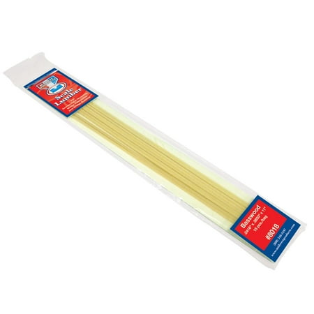 Midwest Scale Lumber, .0416" x .0833" x 11", 15/Pkg.