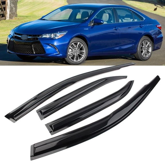 ZS Window Visors Rain Guard Vent Sun Shade Deflector For Toyota Camry 2012-2014
