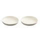 thumbnail image 3 of Bewildely irrompible anticaída, peso ligero, paja de trigo, platos para festivales de frutas, platos de Color sólido, Beige, blanco, 14cm blanco beis 14cm 2Conjunto, 3 of 6