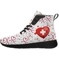 thumbnail image 3 of Aidianart Nurse High Top Sneakers Womens High Top Shoes Size 15, 3 of 5