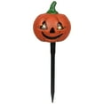 thumbnail image 4 of Northlight LED Lighted Jack-O-Lantern Halloween Pathway Markers - 4.5' Clear Lights - Set of 3, 4 of 9