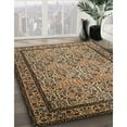 thumbnail image 2 of Ahgly Company Indoor Square Traditional Metallic Gold Persian Area Rugs, 5' Square, 2 of 6