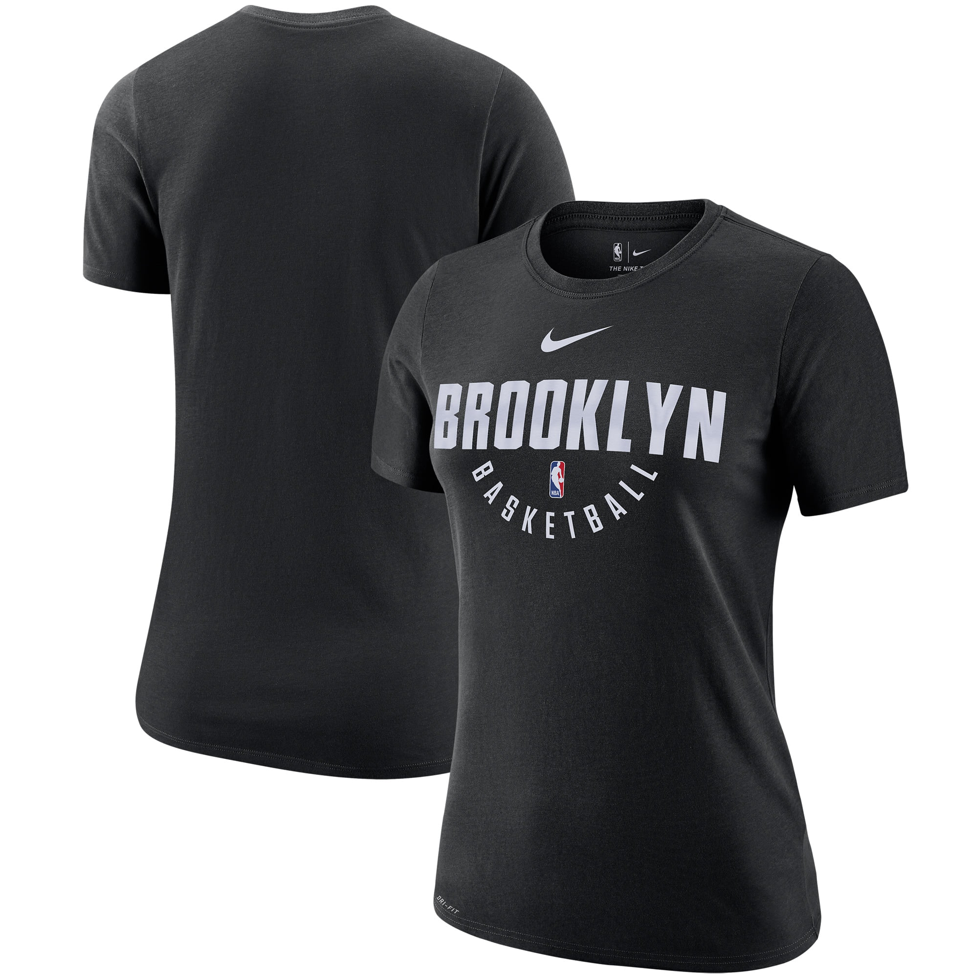 BROOKLYN NETS basketball performance t-shirt black 