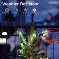 thumbnail image 4 of 33 ft 2 Pack 100 LED Silver Wire Fairy String Lights, Battery Operated String Lights | Waterproof & Ideal for Outdoor and Indoor LED, Multicolor, 4 of 11