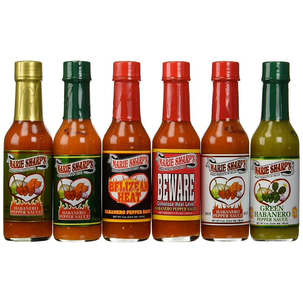 Marie Sharp's Hot Sauce 6 Pack Variety Set