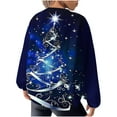 thumbnail image 6 of WXLWZYWL Womens Ugly Christmas Sweater Funny Sweatshirts Holiday 3D Print Trendy Cute Long Sleeve Pullover 2024 Loose Christmas Sweaters Pullover, 6 of 6
