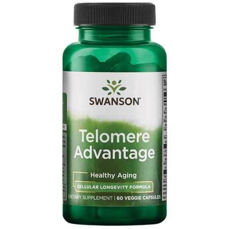 Swanson Telomere Advantage 60 Veg Caps (Best Foods For Telomeres)