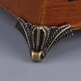 thumbnail image 3 of BUYISI Antique Corner Protectors Jewelry Box Decorative Metal Leg Corner Bracket 8pcs, 3 of 5
