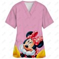 thumbnail image 3 of Camisetas de uniforme de enfermera, camisetas de Disney, camisetas de Mickey, ropa de mujer con bolsillos, camisetas de hospital, camisetas de Minnie Mouse, camisetas para mujer 2024, 3 of 5
