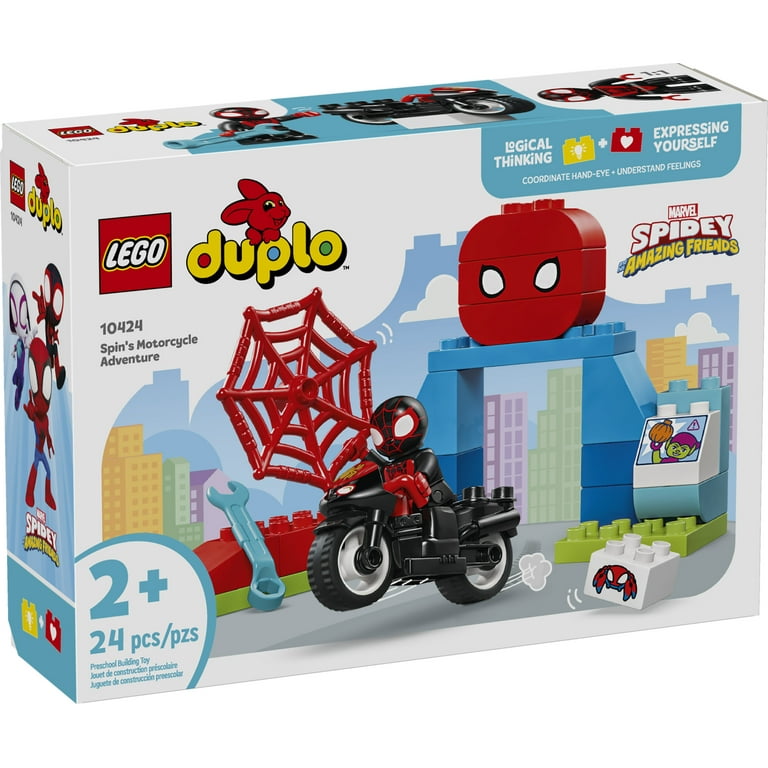 LEGO DUPLO Marvel Spin's Motorcycle Adventure, Spidey Fantasy
