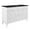 White Black, variant on Modway Render 47.5" MDF Wood Double Sink Bathroom Vanity in Gray/Black