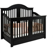 Baby Mod Grace 4-in-1 Convertible Crib with Storage Ebony