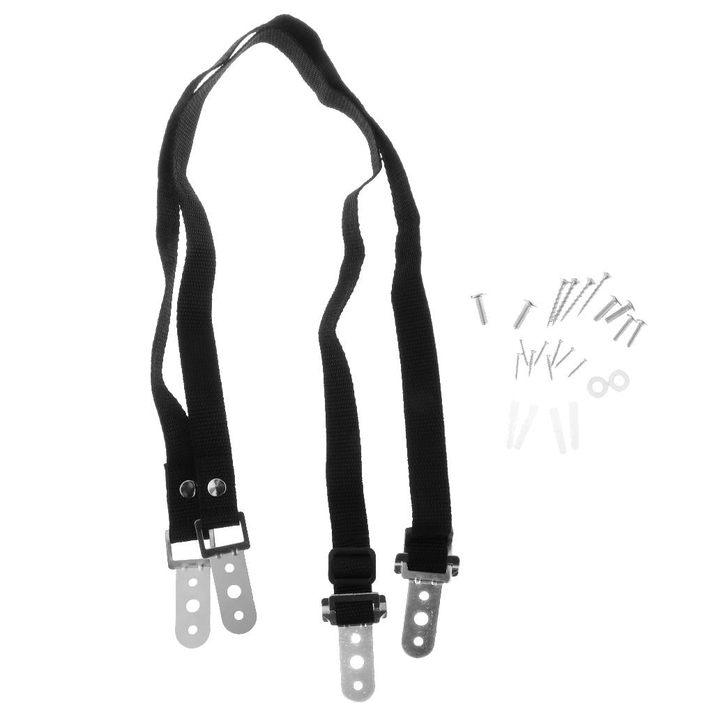 Baby safety anti-tip straps for flat TV and furniture wall strap lock protection 