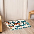 thumbnail image 6 of Butterfly Non-Slip Machine Washable Polyester Kitchen Mat Indoor Rug Kitchen Rug, 6 of 6