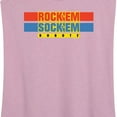 thumbnail image 3 of Rock 'Em Sock 'Em Robots - Rock 'Em Sock 'Em Robots Logo - Women's Racerback Tank Top, 3 of 5