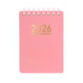 thumbnail image 3 of Tuvgenk Spiral Notebook Pink A7 Small Notebook Durable 2026 Planner Travel Diary, 3 of 3