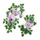 thumbnail image 4 of 2 piezas de flores artificiales para arco de boda, decoración floral versátil estilo bohemio. Púrpura, 4 of 9