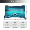 thumbnail image 2 of KLL Hawaiian Ship Dolphin Pillow Covers Envelope Closure,Super Soft and Cozy Fuzzy Fleece Pillow Case Cover (No pillow core）, 2 of 5