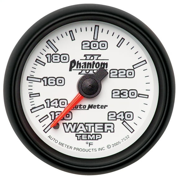AUTO METER 7532 2-1/16IN WATER TEMP, 120- 240F, MECH