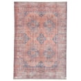 thumbnail image 2 of 7.8' x 9.8' Red and Orange Traditional Rectangular Area Throw Rug, 2 of 2