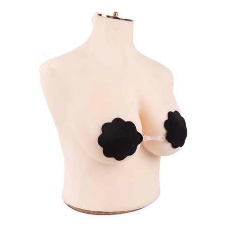 

Floral Print Breast Petals Black Plus Size Lingerie Accessories (Women s)