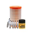 thumbnail image 1 of Kit De Bujías Cobre, Filtro De Aire Y Filtro Para Aceite Sintético 8 PIEZAS Afinación Sin Aceite Compatible con Mariner 2009 A 2011 Mercury V6 3.0L, 1 of 3