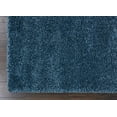 thumbnail image 4 of Malibu Shag Solid Blue Area Rug, 4 of 7